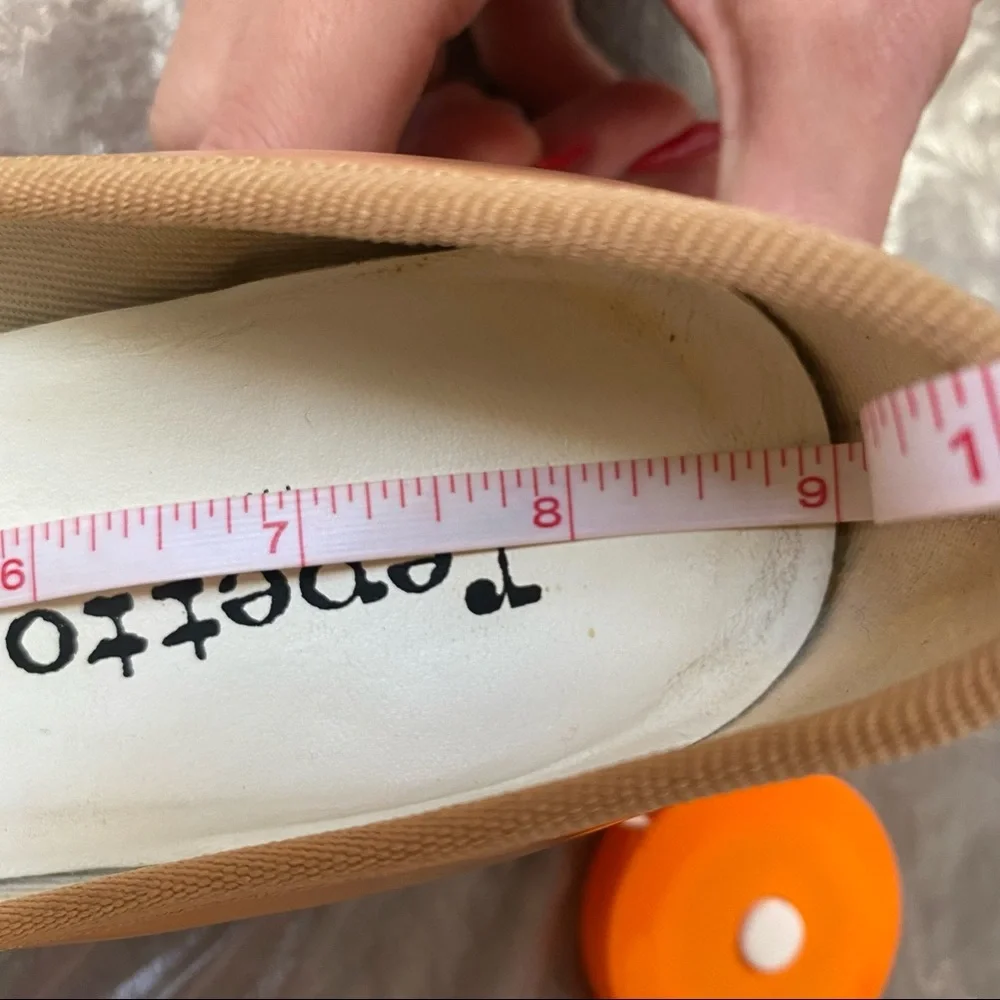Repetto light brown tan nastasia ballerina ballet chunky thick high heels pumps - Picture 13 of 13